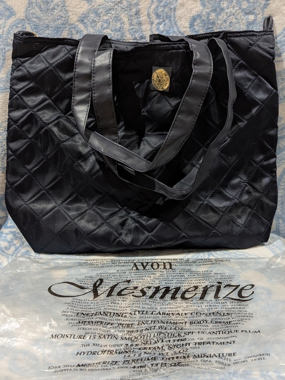 Carryall Bag with Subtle Gold Accent